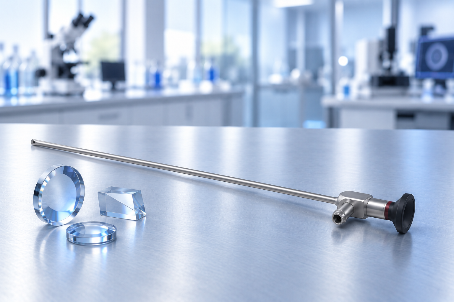 T54_30: Optical components concept. Abstract principles, not actual assembly.